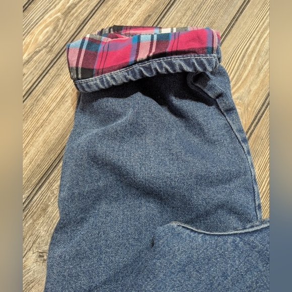 Full Blue size 18 flannel lined/insulated jeans, 33" long - Picture 3 of 11